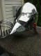 Stainless Pigface Bascinet w/ cage and stainless aventail